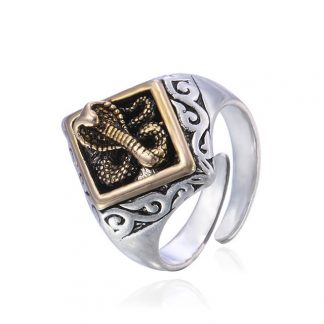 COBRAJEWELRY.COM-Snake-Rings-for-Men-Retro-Totem-Silver-Color-Ring-in-Party-Size-Can-Automatically-Adjusted