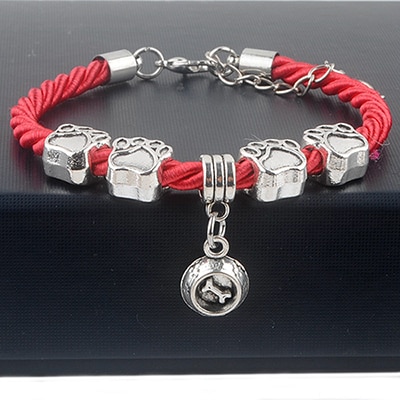 CobraJewelry.com - New-Hot-Sale-Fashion-Hand-Woven-Rope-Chain-rope-Bracelets-dog-paw-best-friend-Charms-Bracelets-361187