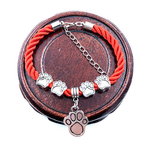 CobraJewelry.com - New-Hot-Sale-Fashion-Hand-Woven-Rope-Chain-rope-Bracelets-dog-paw-best-friend-Charms-Bracelets-2000
